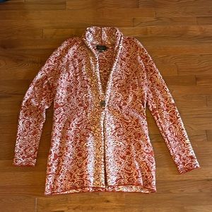 Icelandic Design knit sweater blazer.  Size M